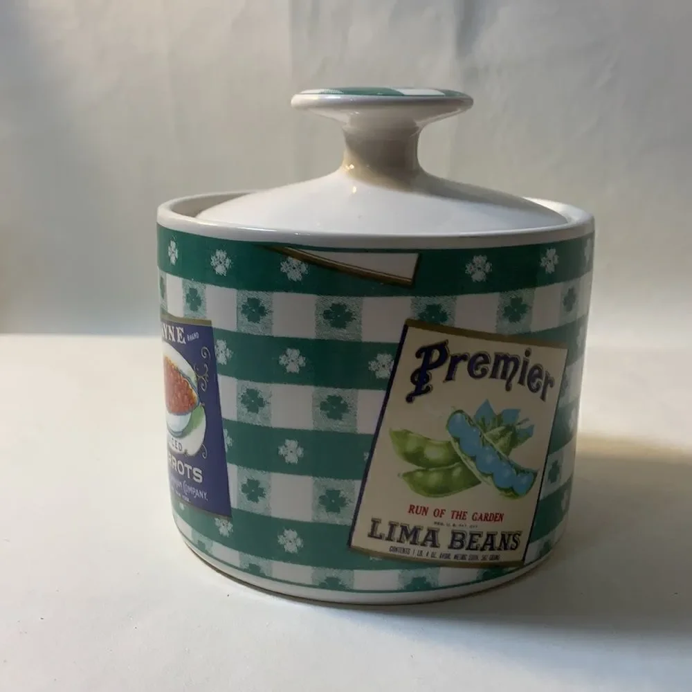 Omnibus By Fitz & Floyd Country Cupboard Canister